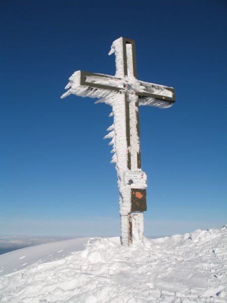 31 Gipfelkreuz Wieserhoerndl winter